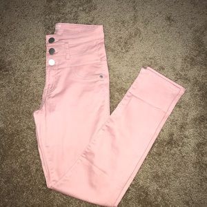 three button pants